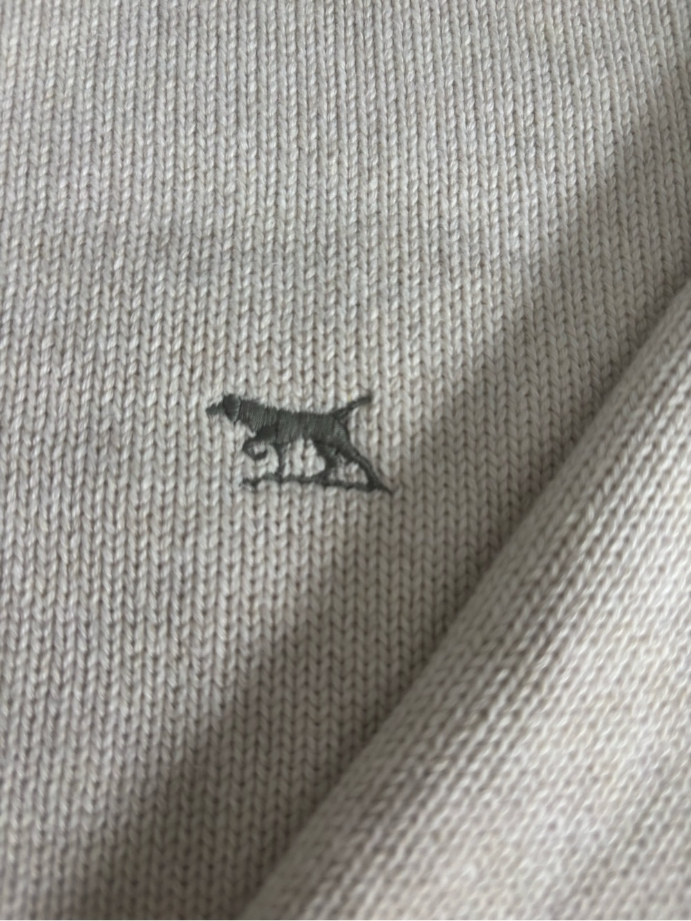 RODD & GUNN Merrick Bay Quarter-Zip Sweater - Oat, L - Picture 3 of 4